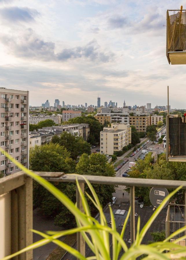 Ferienwohnung Center City View Warschau Exterior foto